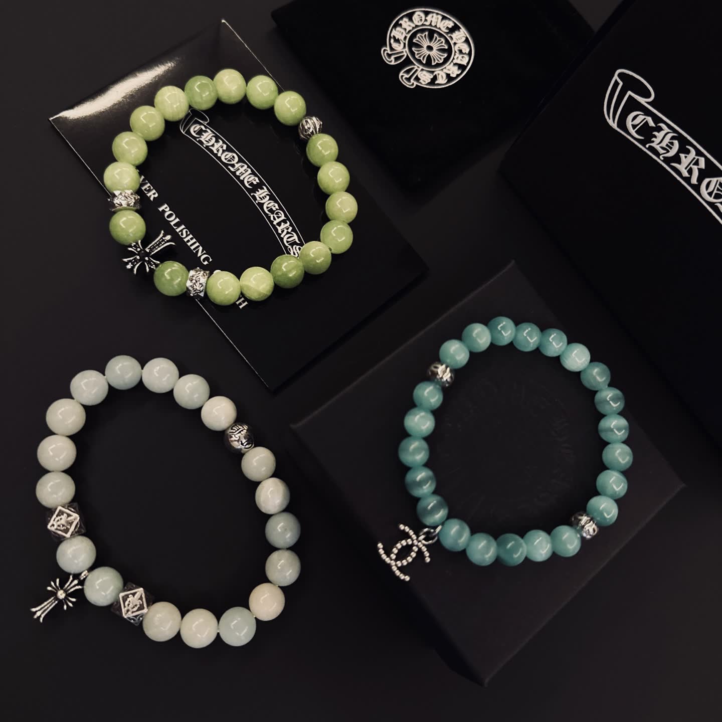 Chrome Hearts Beaded Bracelets Set